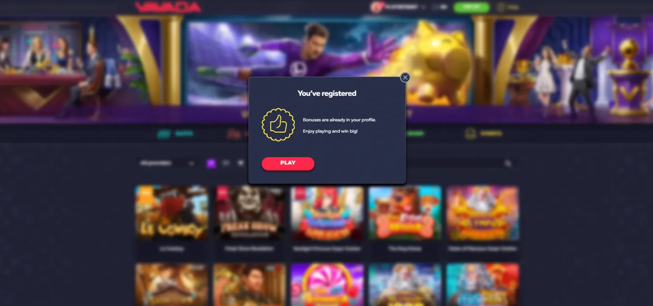 Bonusi dobrodošlice nakon registracije